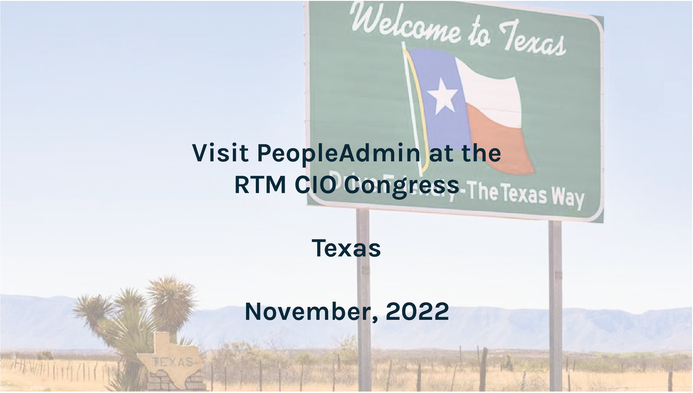 Visit PeopleAdmin at the RTM CIO Congress